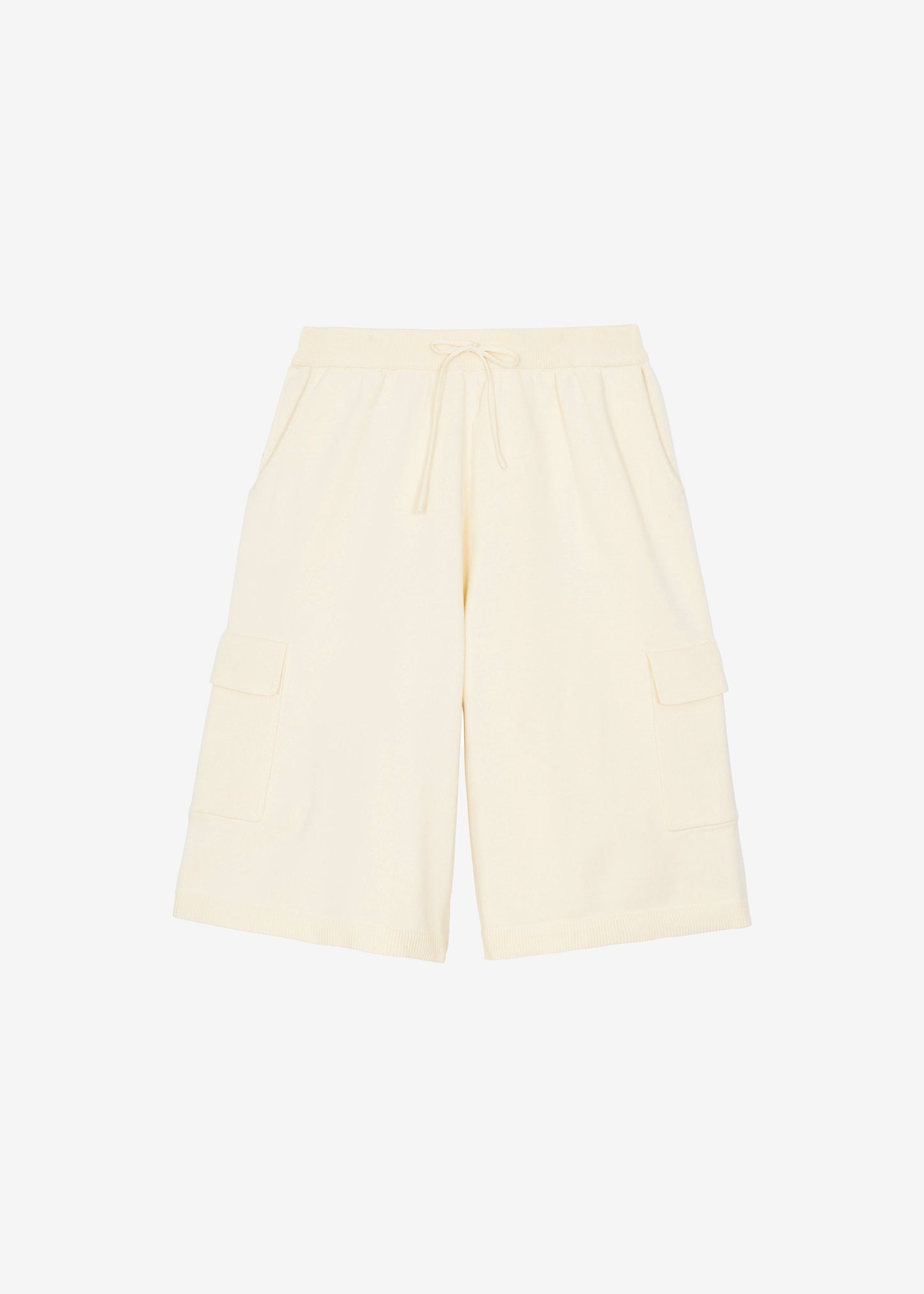 Wesra Knit Bermuda Shorts - Ecru