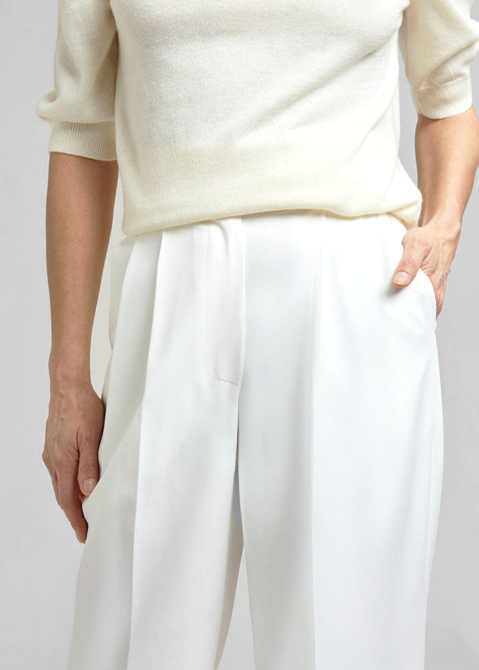 Bea Suit Pants - White