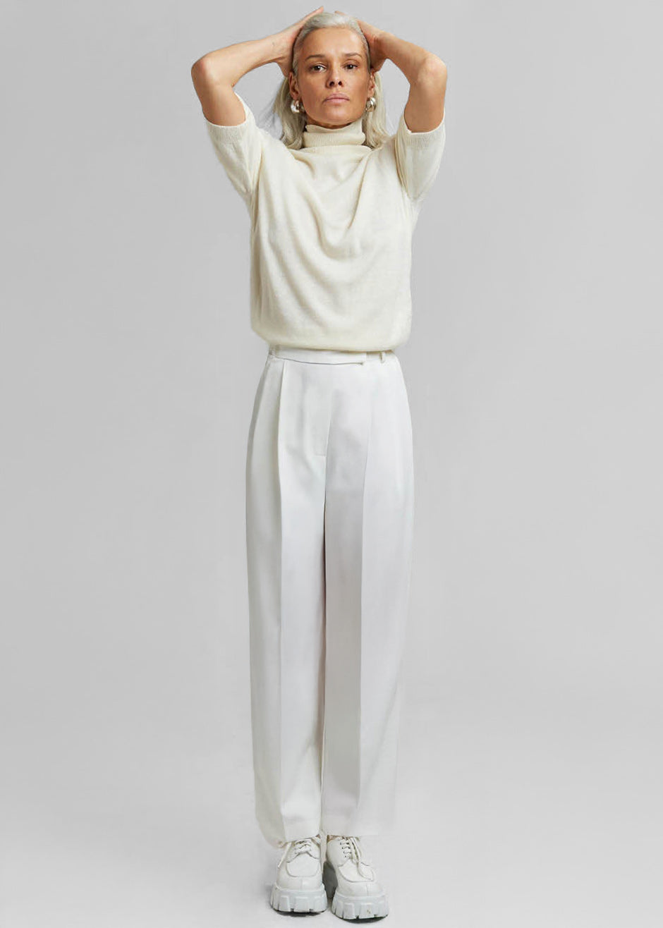 Bea Suit Pants - White